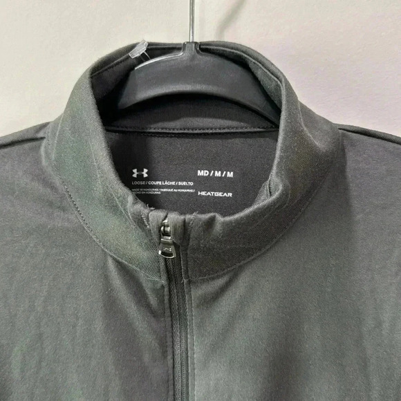 Under Armour Heatgear Long Sleeve Half Zip Pull Over - Size M - Picture 5 of 11